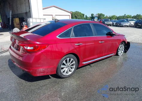 2016 Hyundai Sonata Sport z USA, uszkodzony, nr VIN 5NPE34AF9GH429142